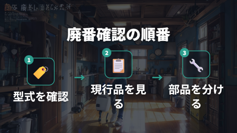 完売や廃番商品の確認方法は現行品と限定品を分ける